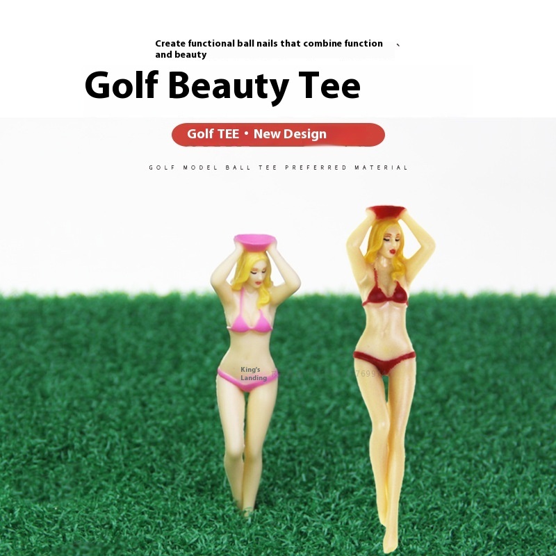 Golf Ball Nail Beauty Bikini Model Ball Tee Plastic
