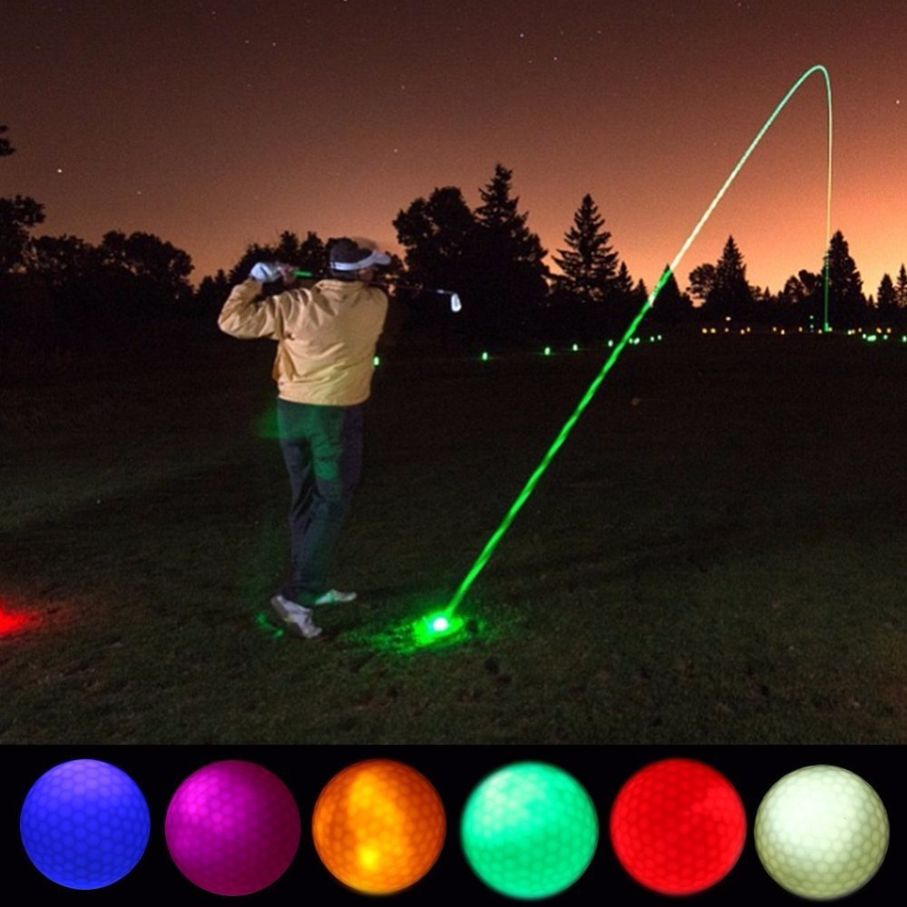 Pack "Night Owl" - 6 Balles de Golf LED Luminescentes (Impact Detection)