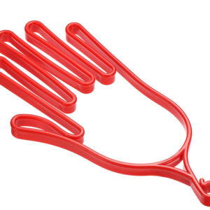 Porte-gant de golf anti-déformation rouge en plastique ABS pour entretien du matériel