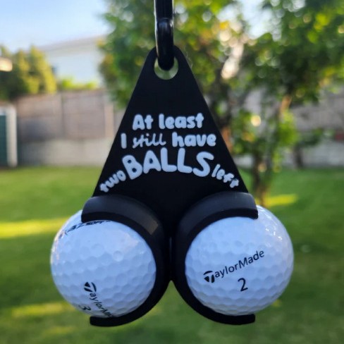 Support de balle de golf créatif avec carabiner pour golfeur