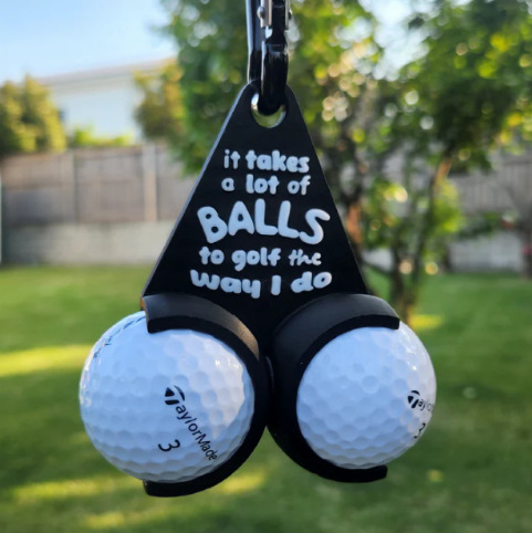 Support balle golf moderne et créatif en PLA plastique
