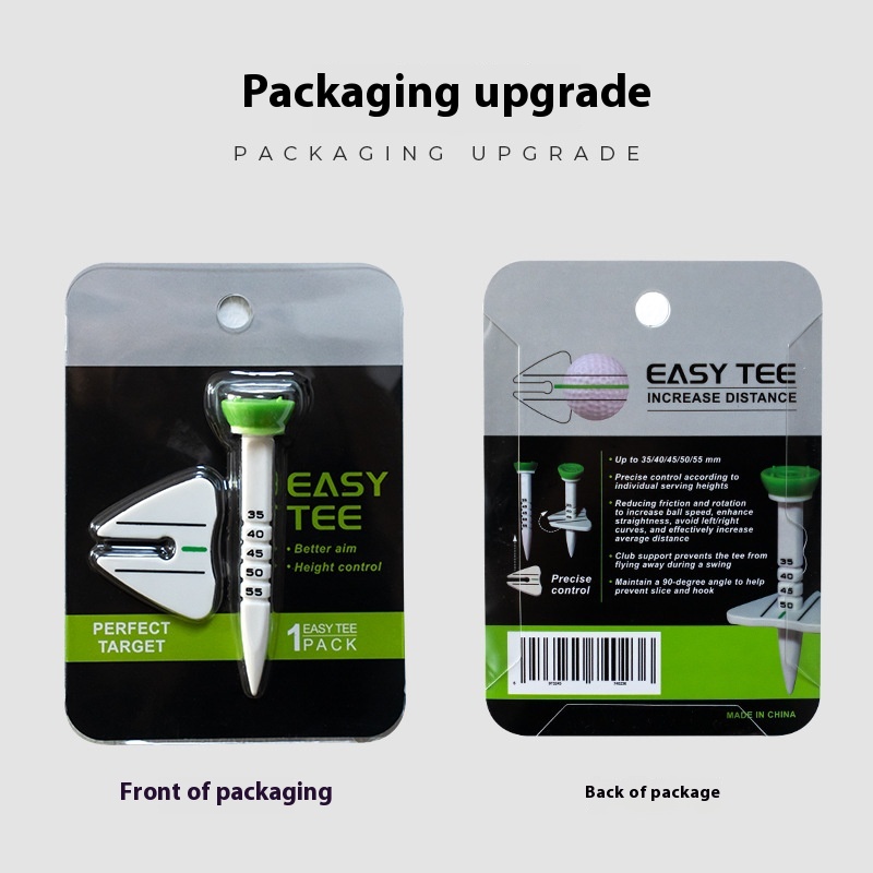 Tee de golf directionnel de précision : L'atout Ultime : Vert x1 golf gdz Tee de golf directionnel de précision en silicone vert pour alignement de swing