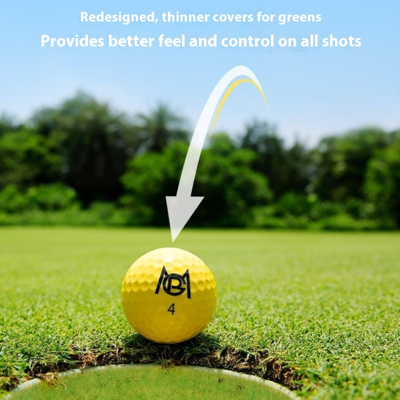 Balles de golf d'entraînement colorées : Performance ultime golf gdz Balles de golf d'entraînement colorées et performantes sur gazon, améliorant la visibilité et la précision de jeu.