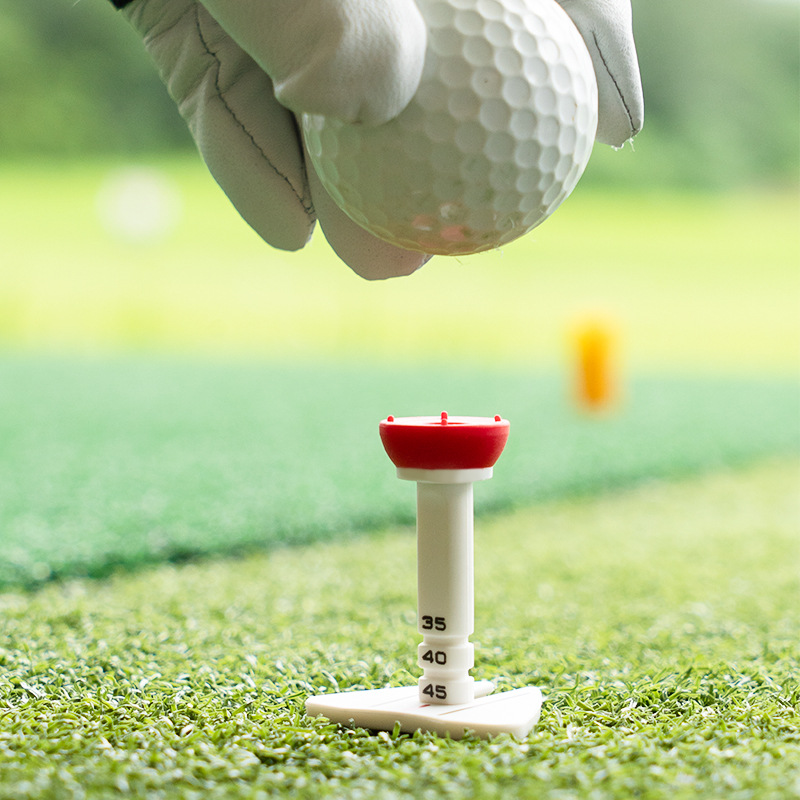 Tee de golf directionnel de précision : L'outil Indispensable : Orange x1 golf gdz Tee de golf directionnel de précision orange en silicone pour alignement de swing